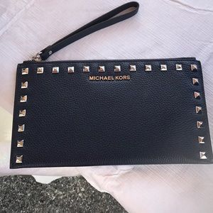 Michael Kors Large Studded Wristlet